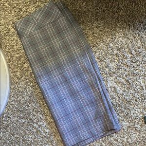 Grey pencil skirt
